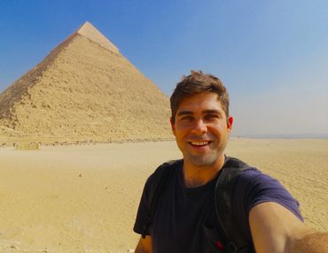 Charles Whatley in Egypt.