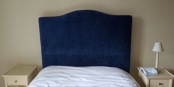 A recovered headboard