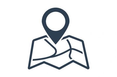 map with a location point