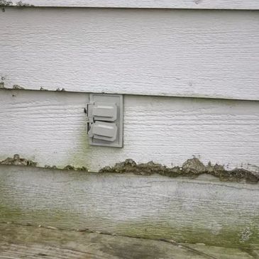 siding with rot