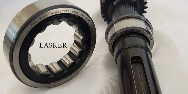 flechad de entrada o piñón o engrane principal para reductor de velocidad y rodamiento de rodillos