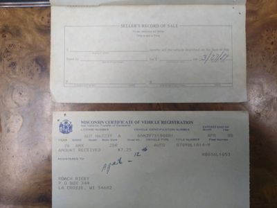 VIN AOM397X100081
1970 AMX Rick Roach
Dash Plate #17212