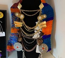 Hands Free beautiful sweater closures work with your outfits, dressy or simple! Hand crafted unique!