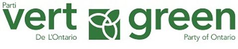 Green Party of Ontario logo. Marque du Parti Vert de l'Ontario.
