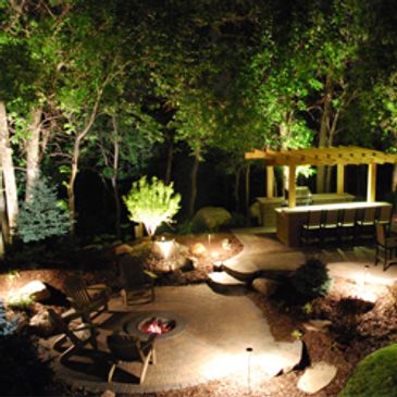 outdoor living space.