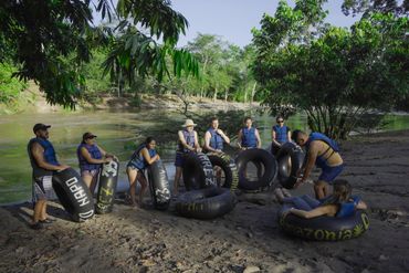 You can also enhance your jungle experience by floating on inner tubes down the river of the tropical rainforest, fostering a profound connection with yourself and nature. Guided by our Kichwa Shaman, participate in an Ayahuasca ceremony amidst this serene environment for spiritual enlightenment and personal growth.