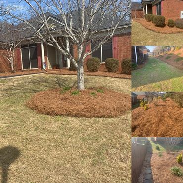 Pine Straw Installation