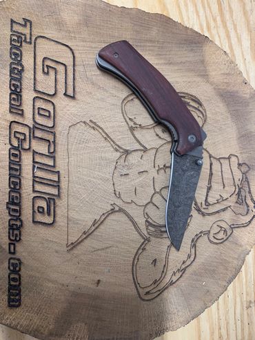Engraved pocket knife