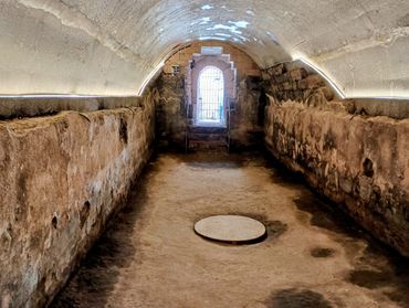 Paul's prison cell in Caesarea Maritima, INPA sacred site.