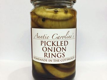 Pickled onions, pickled onion rings, homemade pickles, Cirencester pickles, Cotswold pickles