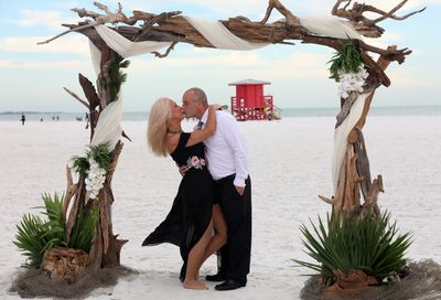 Driftwood Arch Wedding Ceremony
Beach Breeze Weddings of Sarasota
Premium Ceremony Decor