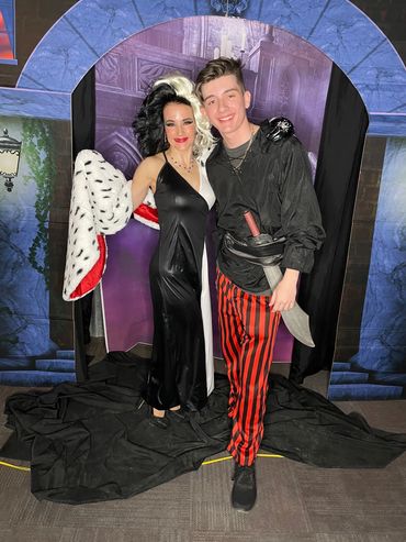 My baby is all grown up ... at the annual Freaky Friday costume party