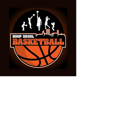 Logo for HoopSkool Basketball,  a former client