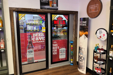 Beer cave, White Pine TN, Ernies Package Store, cold beer