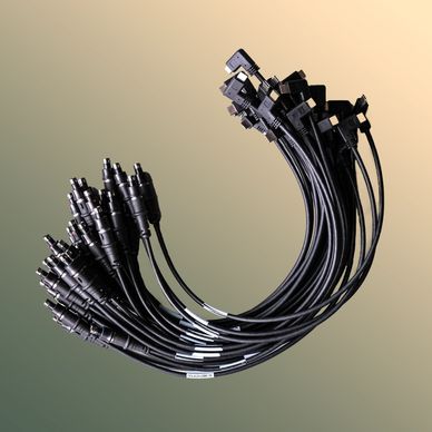 Silvus Streamcaster EUD cables with right angle USB-C