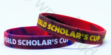 Multi color silicone wristbands