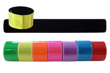 Reflective slap wristband colors