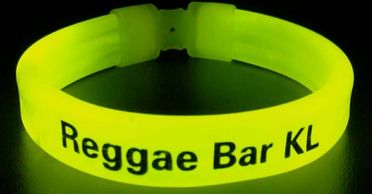 Luminous glow-in-the-dark wristbands