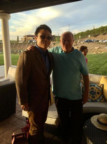 Justin Kevin Chen With Sheldon Lytton Photo At Avensole Winery