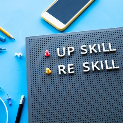 re skilling is the key to up skilling