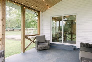 Stay in the Farmhouse at Firefly Lane for your wedding weekend getaway.