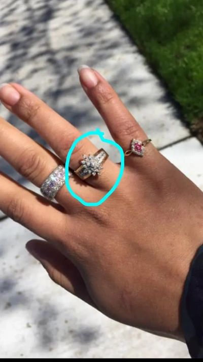 recovered lost diamond ring, lost wedding ring, lost gold ring, lost jewelry, lost ring in backyard