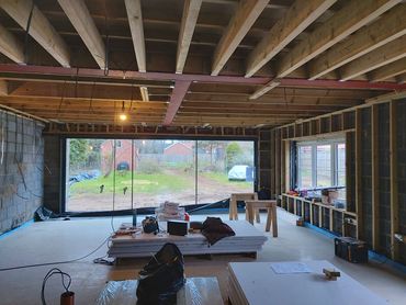 new extension, bathroom remodelling, new kitchen fitting by sutton builder