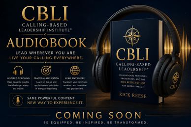 Audiobook promotion for CBLI by Rick Reese.