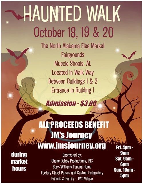 Flyer for the 2019 Haunted Walk
