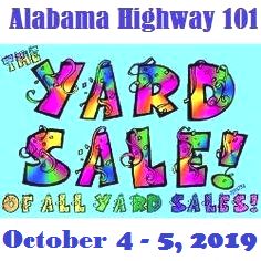 Ad for the 101 yard sale