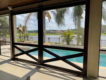 Inside view of Barn Doors