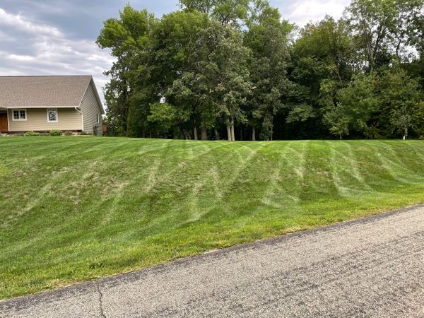 Lawns with hills
