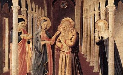 Fra Angelico the Presentation of Jesus in the Temple
