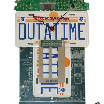 Google Office - Back to the Future Movie Themed Auto Decor Wall Clock.