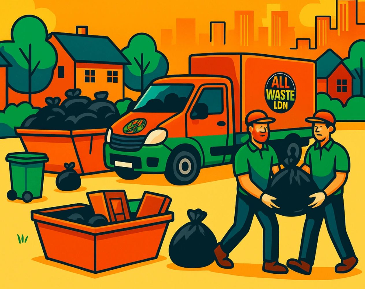Rubbish removal London, Rubbish Removal Wimbledon, Wait & Load Hire London, rubbish removal near me