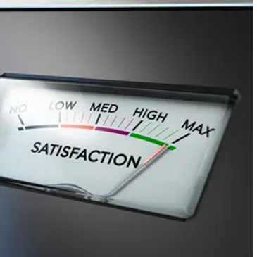 Gauge of satisfaction