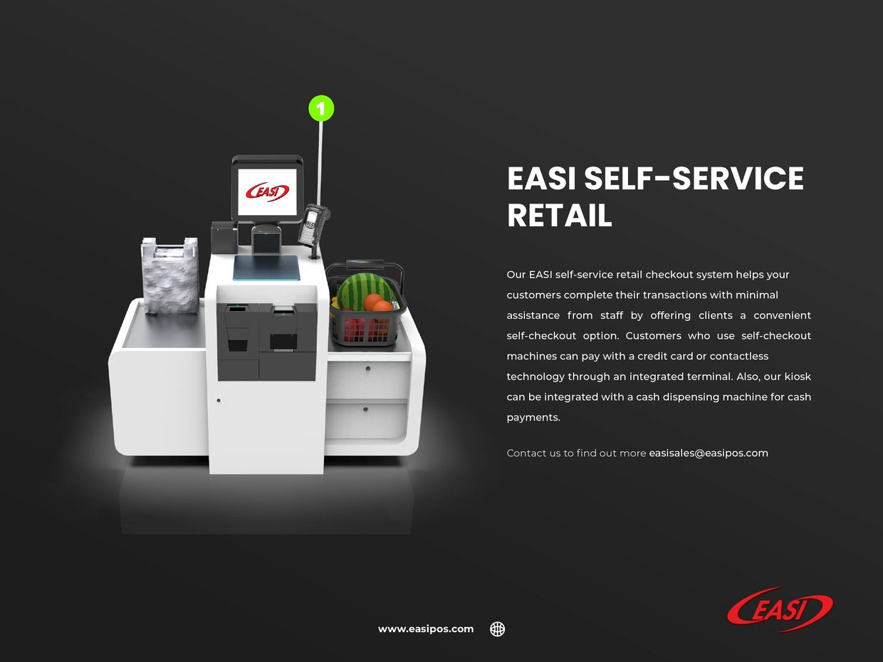 EASI self-service retail kiosk