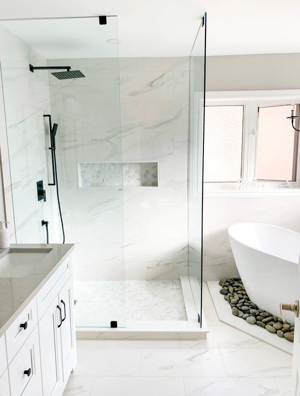 Primary Washroom Project-Walk in Shower