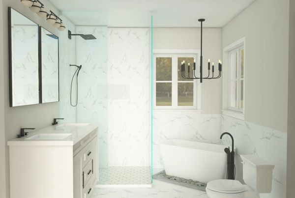 Primary Washroom Project-3D Render