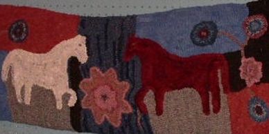 primitive horses - traditional
22x48"  $88.00