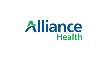 Alliance Health logo with green and blue colors.