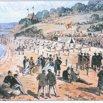 1868 Games on Sausalito's beachfront