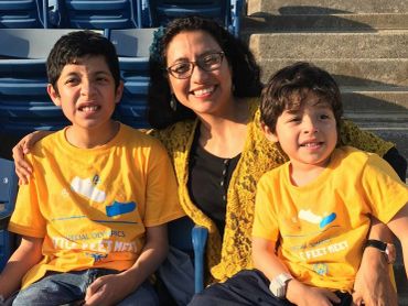 During a Baseball Game on Autism Awareness day in Salem, Virginia 2018