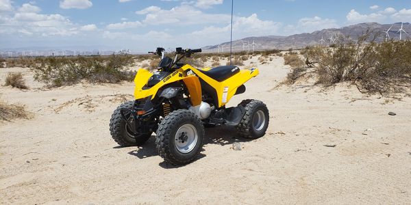 The DS250 is an adult sized ATV with a fully automatic transmission. Perfect for beginners or anyone