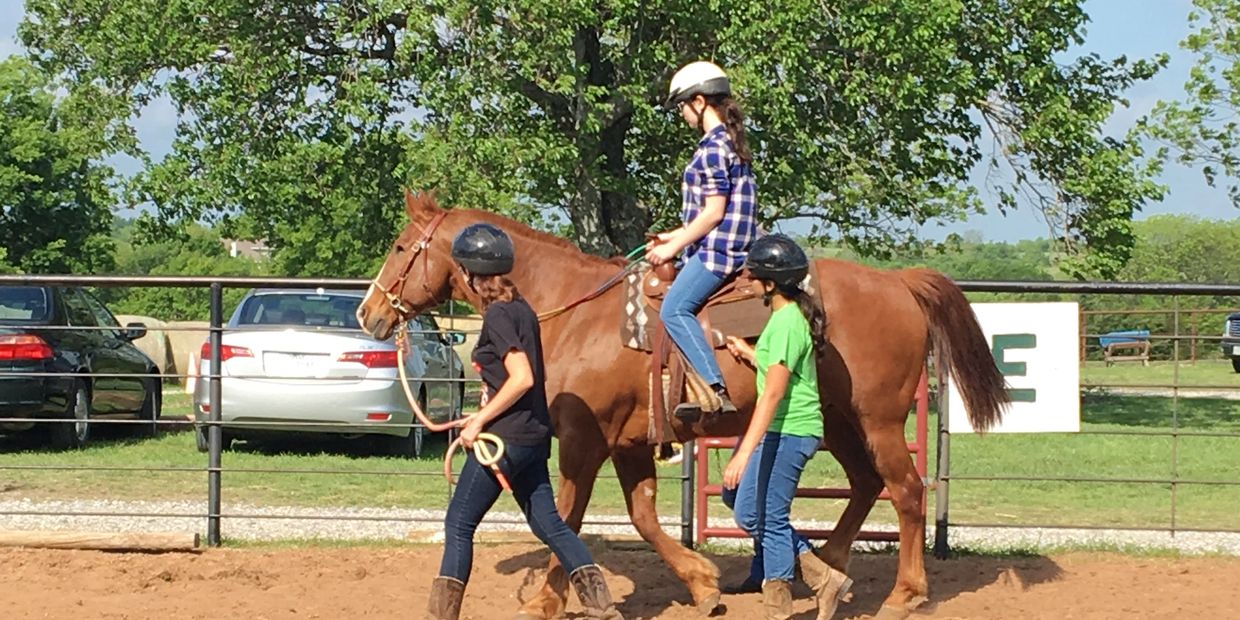 Learning to care for a horse! 
Learning to Ride!
Learning how to be confident!
Learning how to contr