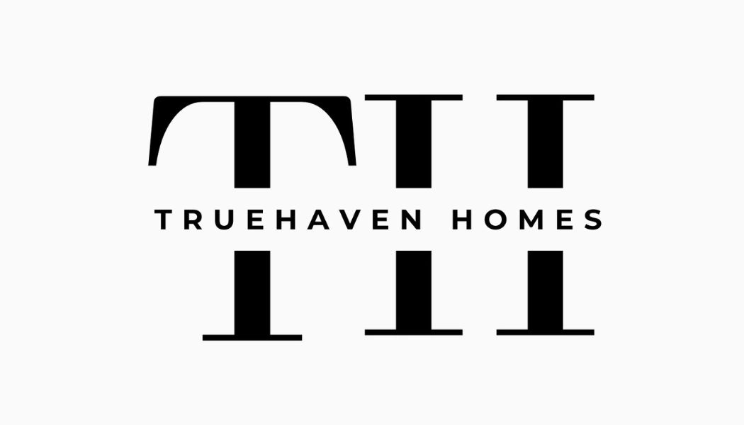 Logo of Truehaven Homes with stylized T and H letters.