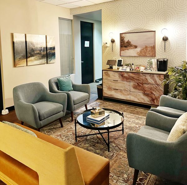 Waiting room of Heartsong Counseling in Spokane Washington