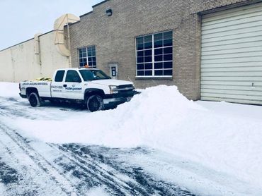snow plowing commercial Grove City Ohio