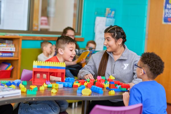 children at the YMCA after school program