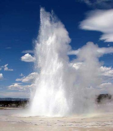 Old Faithful Yellowstone National Park Wyoming